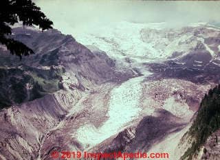 Glacier on Mt. Ranier in 1966 (C) Daniel Friedman